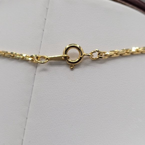 Pan Signed Monkey Pendant Gold Tone Cable Link Chain Fashion Necklace 19 in - Picture 6 of 9